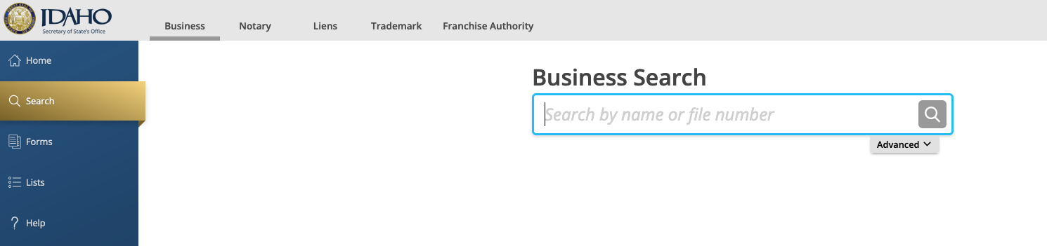 Conduct an Online Idaho Business Entity Search