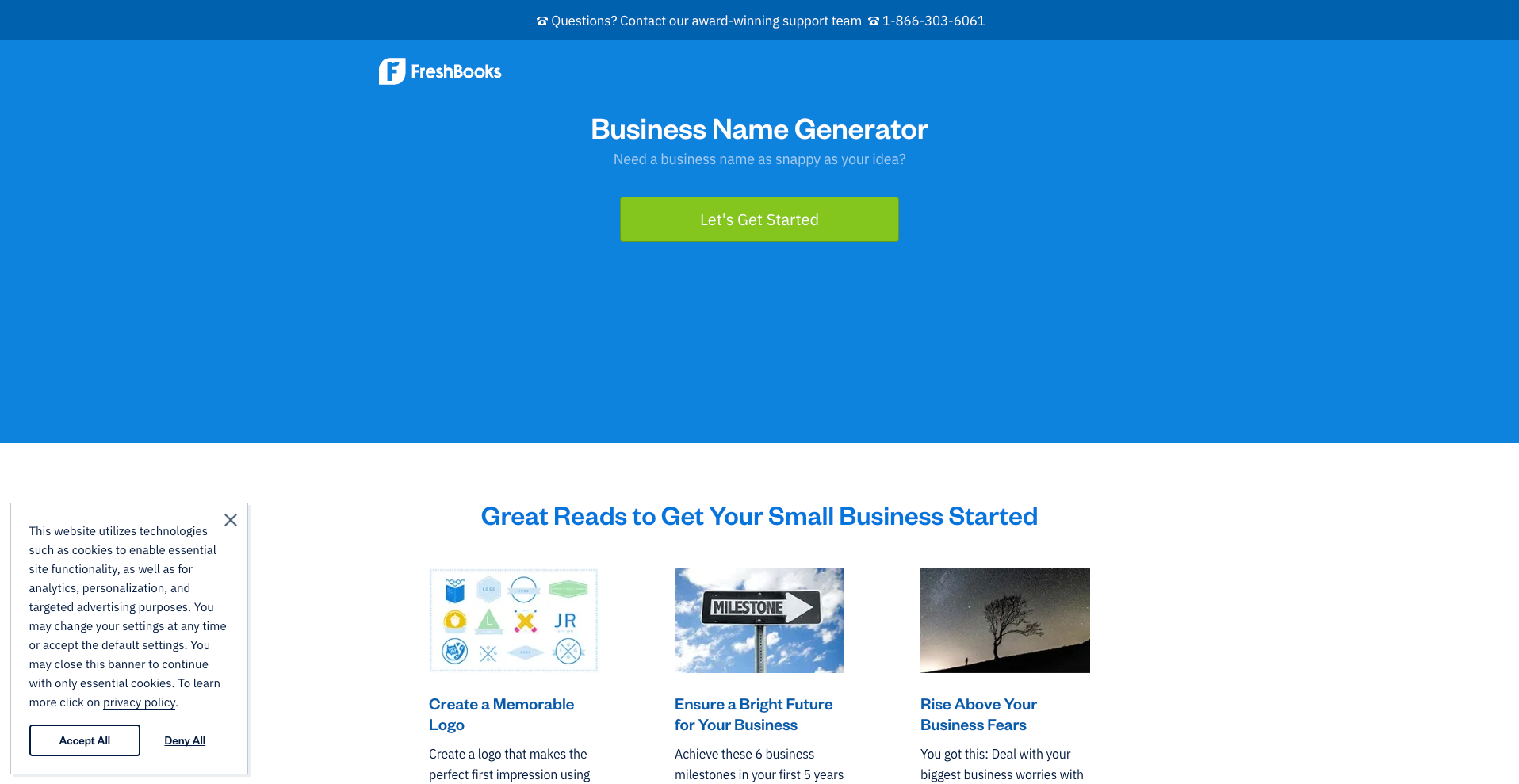 FreshBooks Business Name Generator