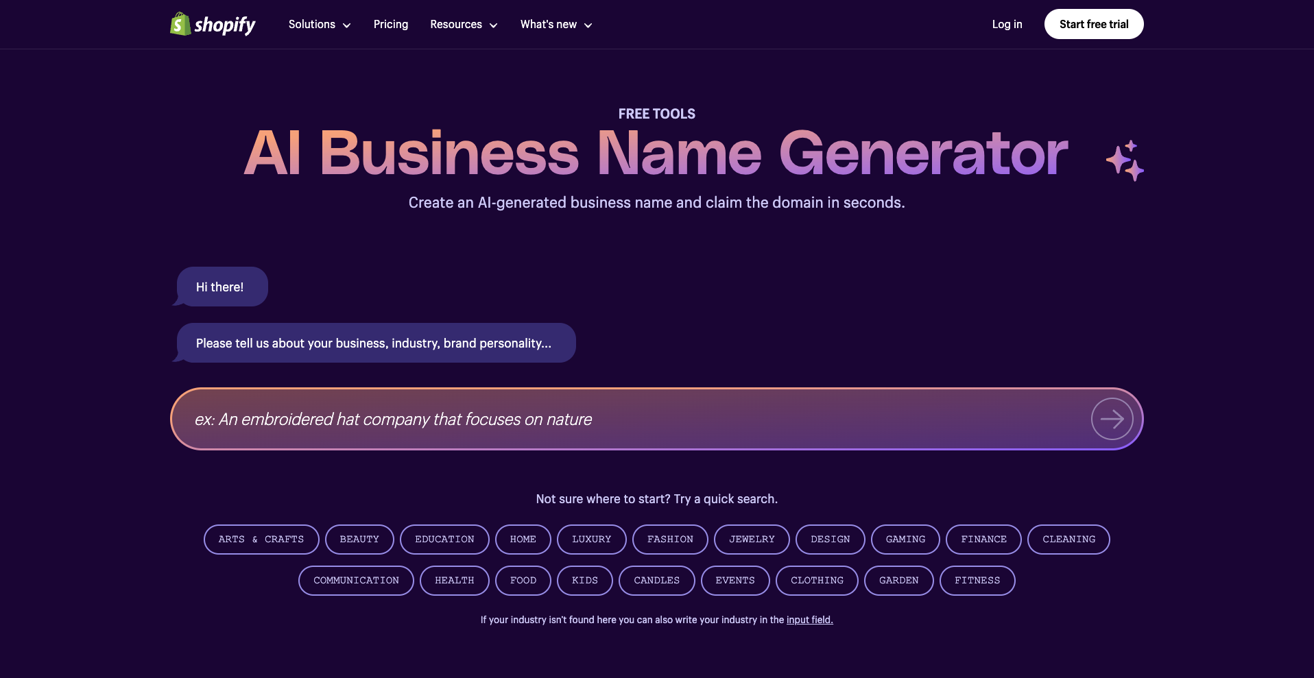 shopify business name generator